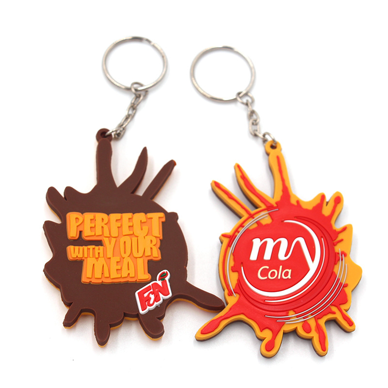 PVC Soft Gel Promotional Keychain