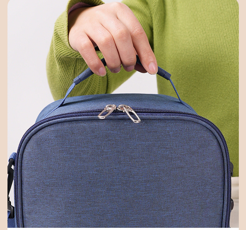 Oxford Insulated Multi-layer Mommy Bag-10"x9.8"x 7.4"