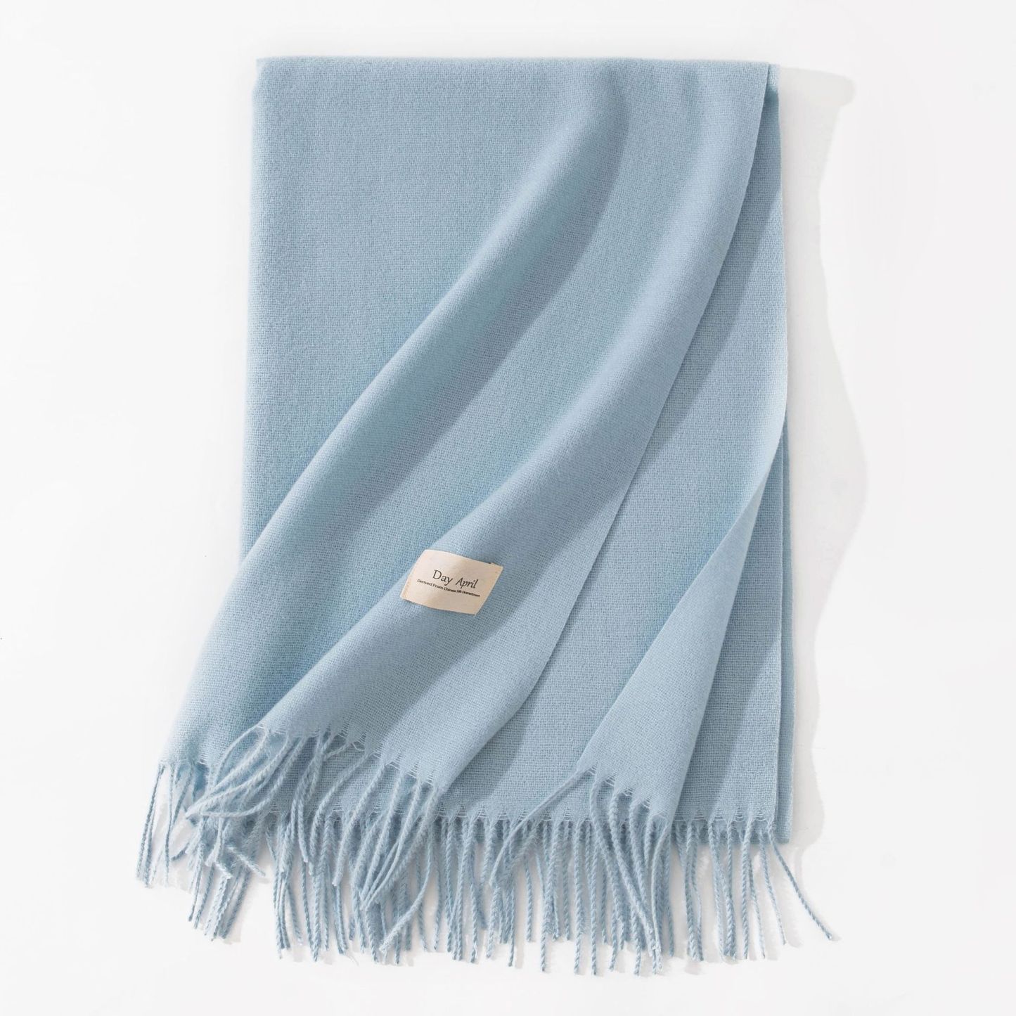 Polyester Winter Warmth Scarf W/ Tassel