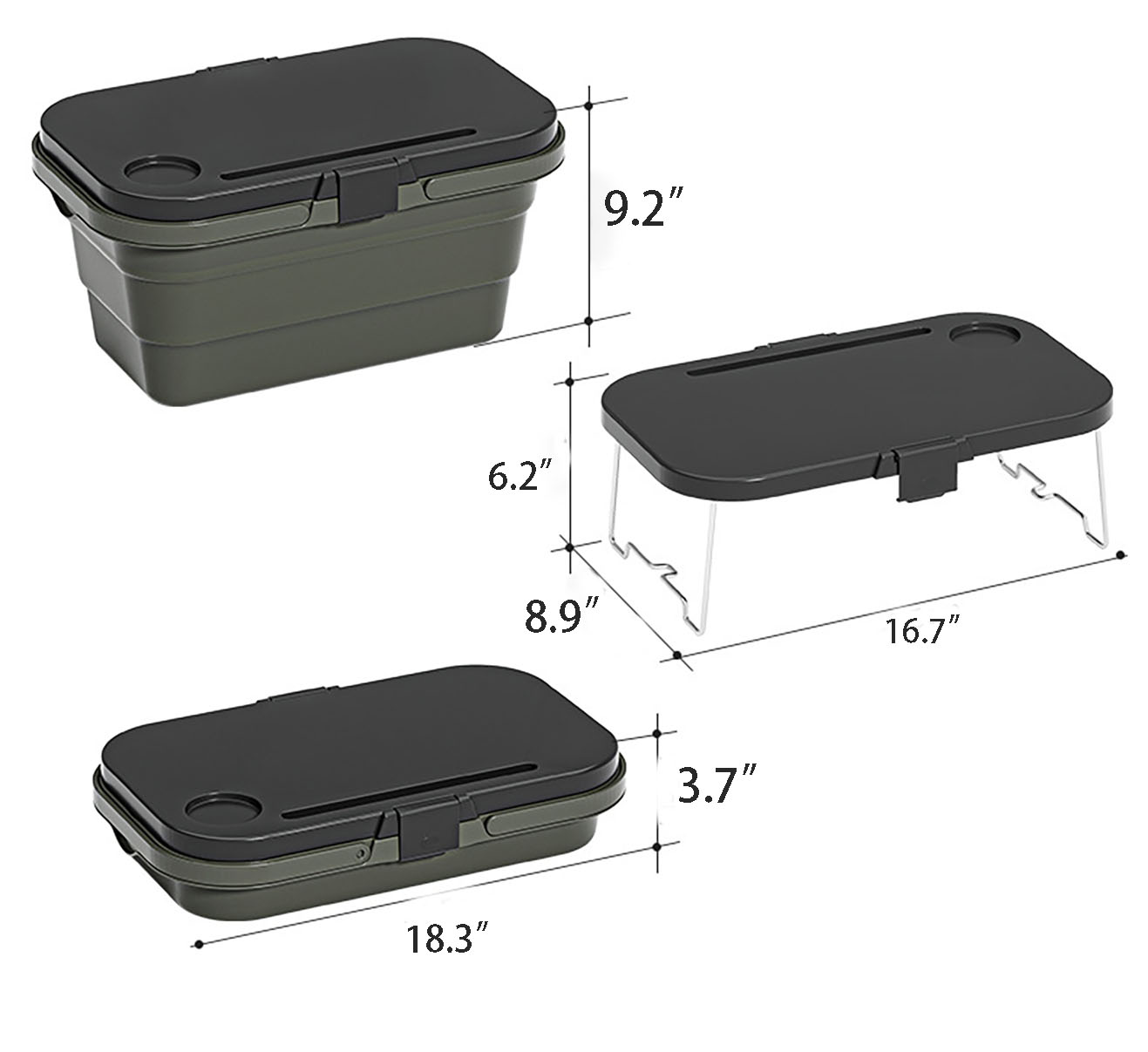 Collapsible Camping Tote