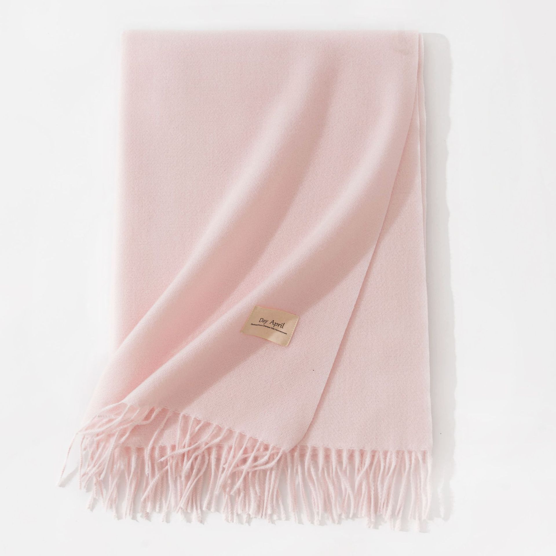 Polyester Winter Warmth Scarf W/ Tassel