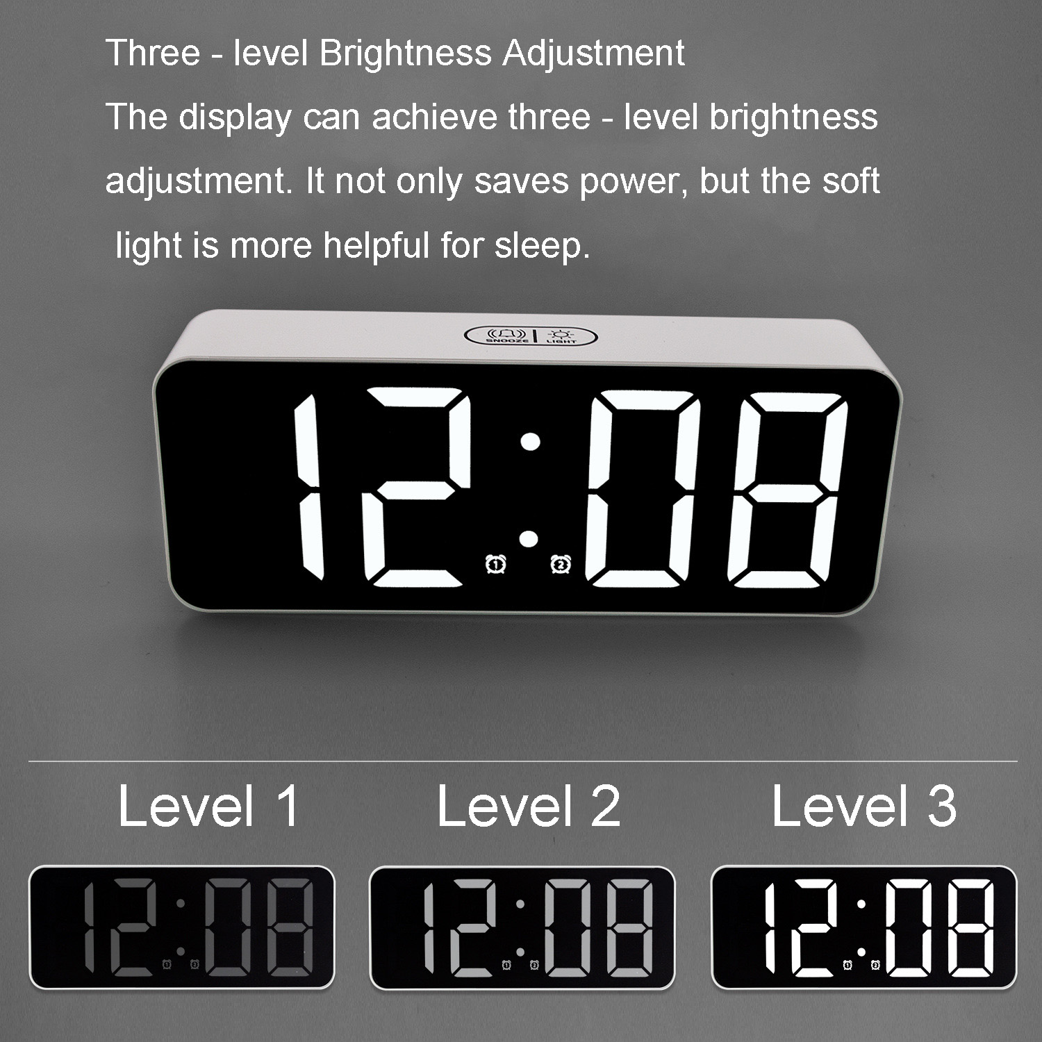LED Digital Alarm with Calendar