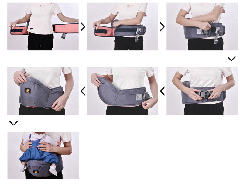 Oxford Baby Waist Stool-9"x6.2"x 7.8"