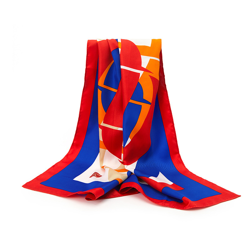 Elegant Silk-like Square Scarf