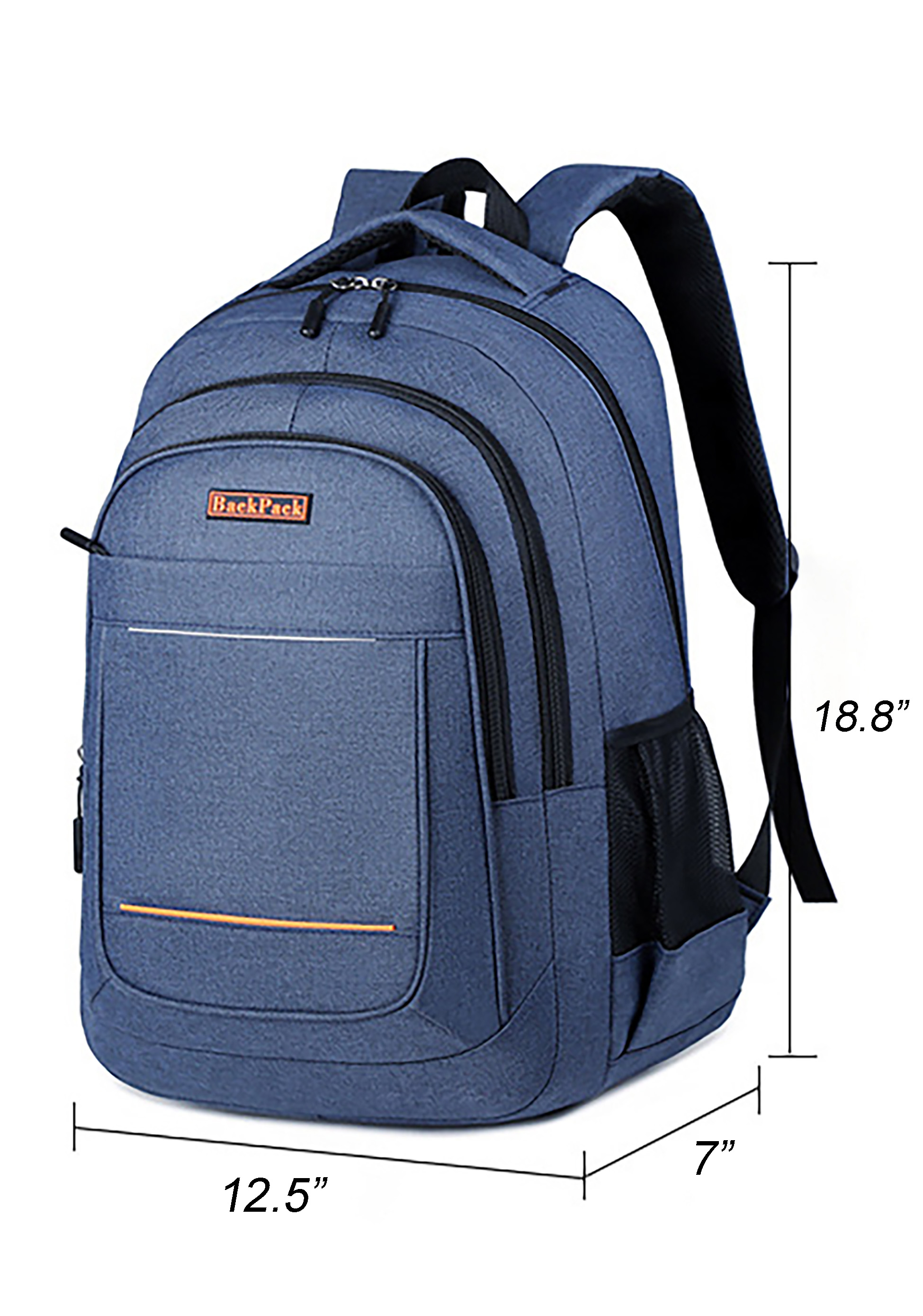 Oxford Business Backpack-18.8"x12.5"x 7"