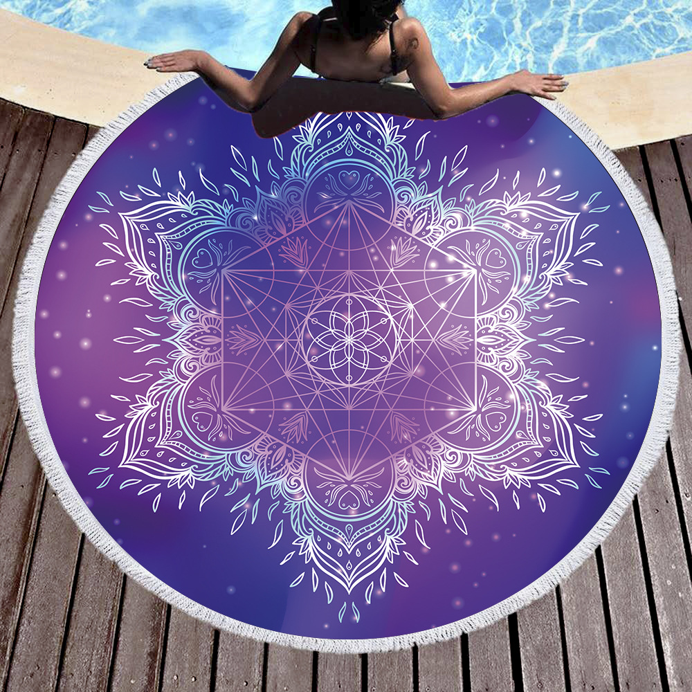 Microfiber Round Beach Towel
