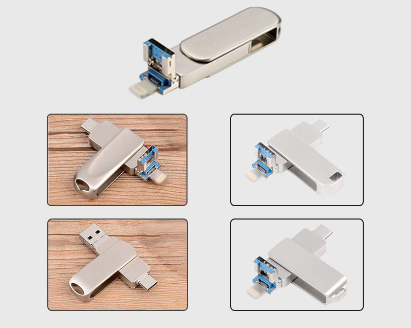 3-in-1 Mobile Phone USB Drive