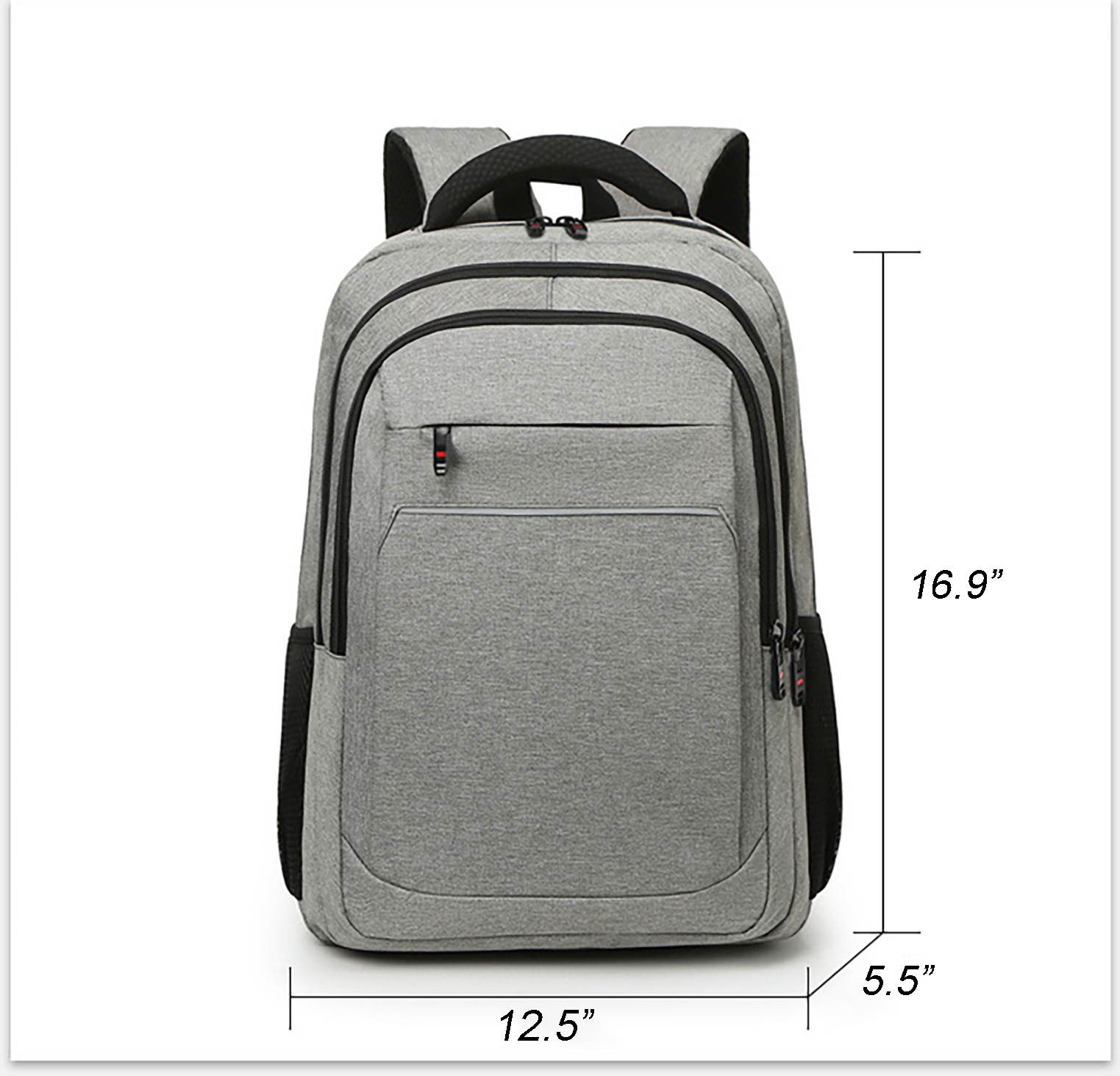 Business Multi-Compartment Backpack-16.9"x12.5"x 5.5"
