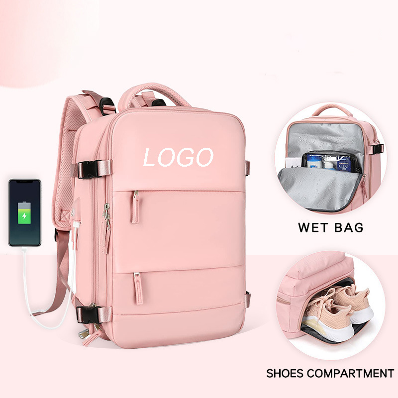 USB Travel Bag with Dry-Wet Separation-16.5"x12.2"x 6.6"