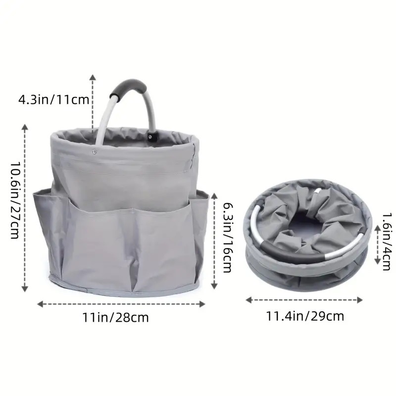 Foldable Oxford Outdoor Storage Bag-10.6"x11"x 6.3"