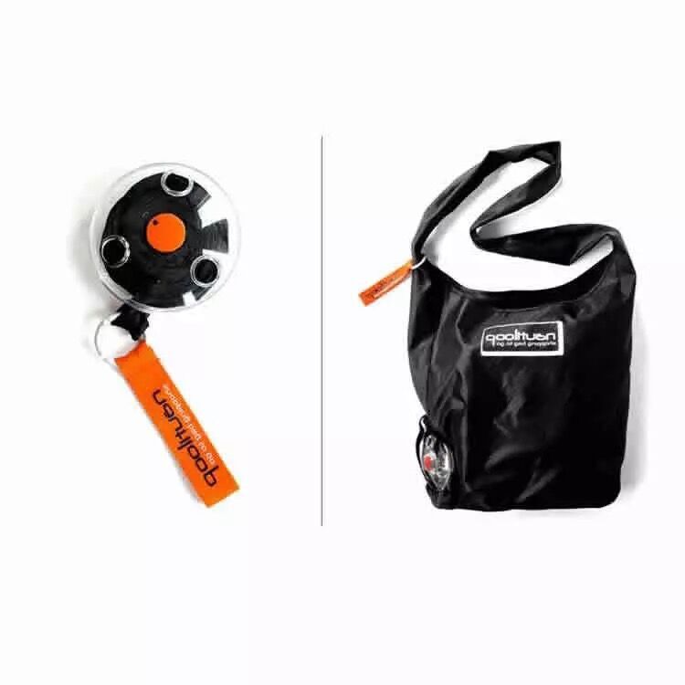 Foldable Keychain Shopping Bag-12.9"x15.7"x 3.9"