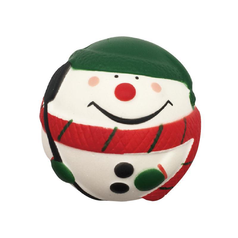 PU Slow Rebound Christmas Stress Balls-2.7"x2.7"