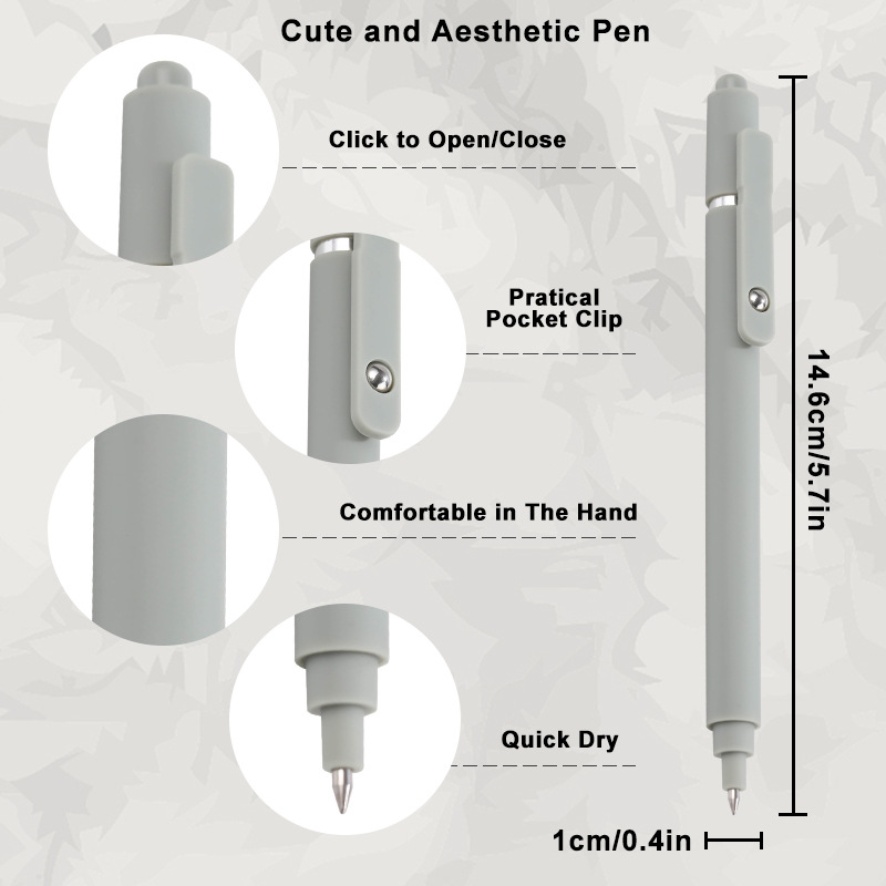 Plastic Click Gel Pen