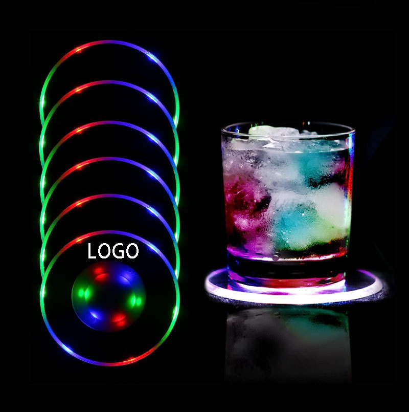 Round LED Acrylic Glowing Coaster