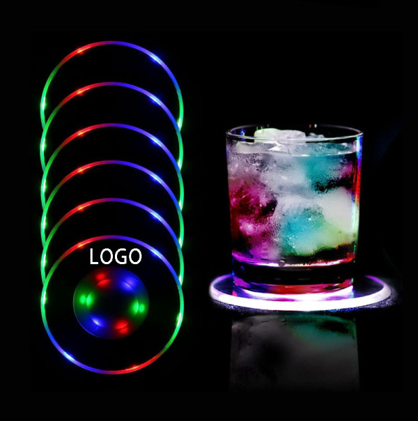 Round LED Acrylic Glowing Coaster