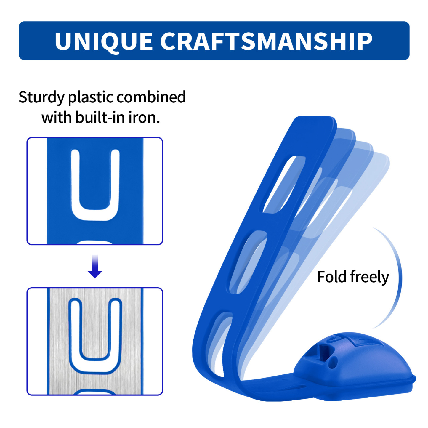 Foldable LED Clip-On Book Light