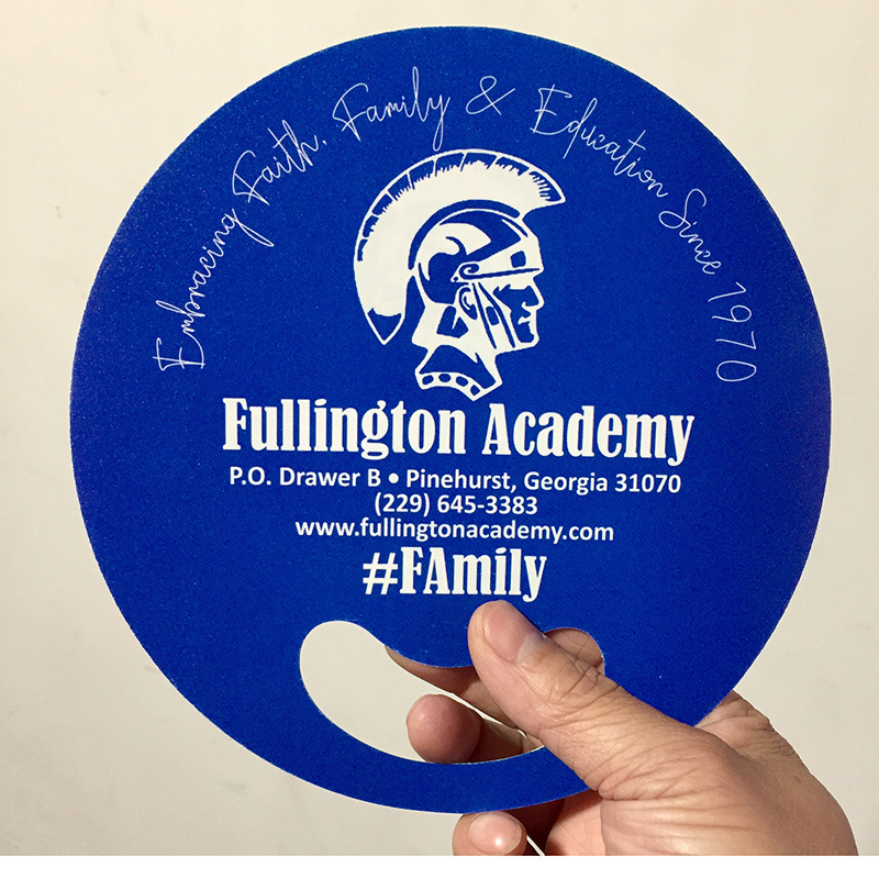 Custom UV Printed PP Advertising Fan
