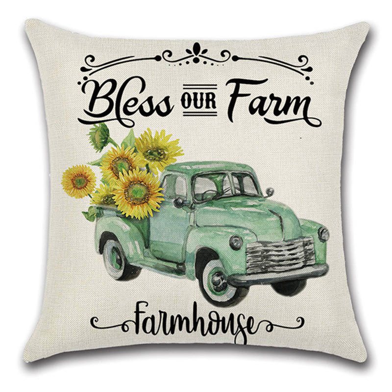 Sunflower Pillow Cover