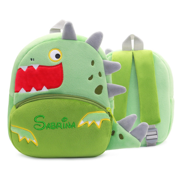 Embroidery Plush Kids Backpack