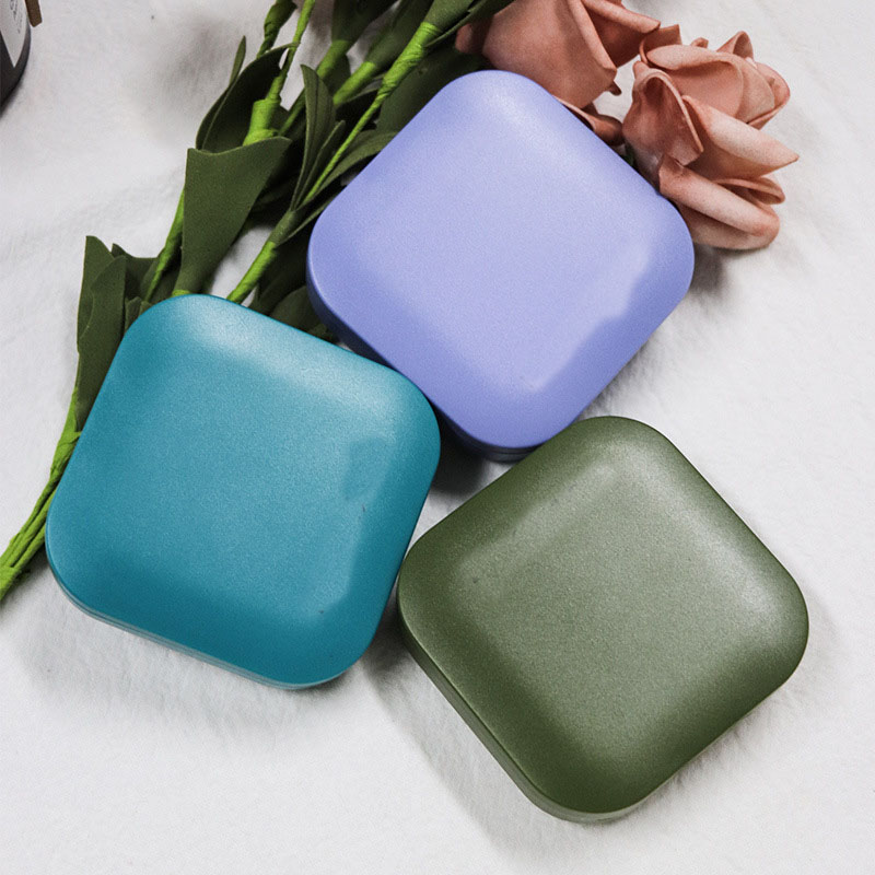 Plastic Contact Lens Case with Accessories