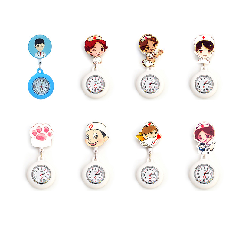 Silicone Luminous Nurse Watch