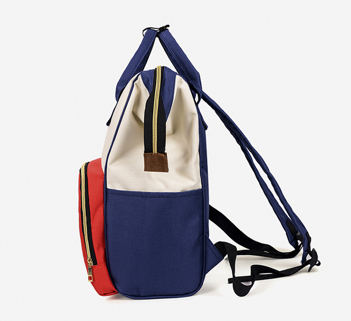 Oxford Cloth Diaper Mommy Bag with Bottle Storage-16.5"x9.8"x 6.6"