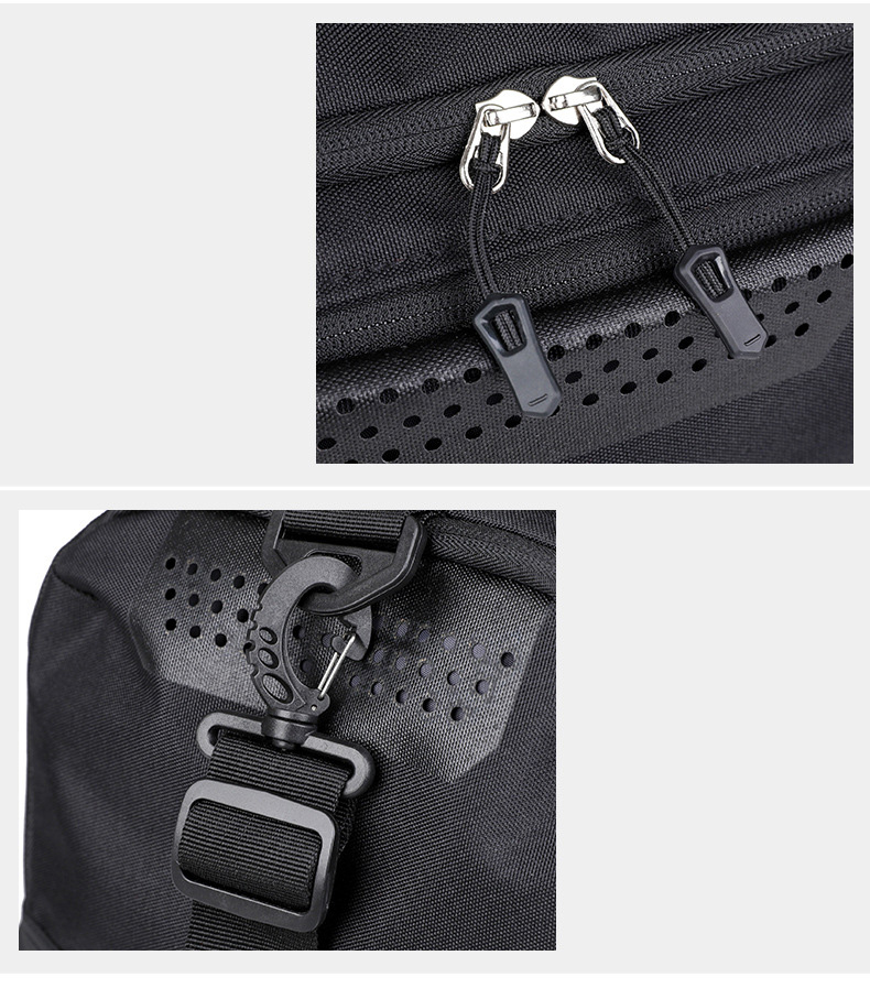 Travel Bag with Shoe Compartment-20"x11"x 9.4"