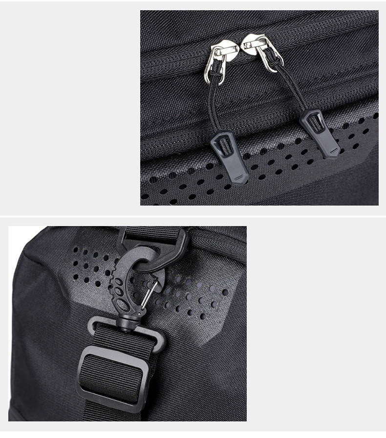 Travel Bag with Shoe Compartment-20"x11"x 9.4"