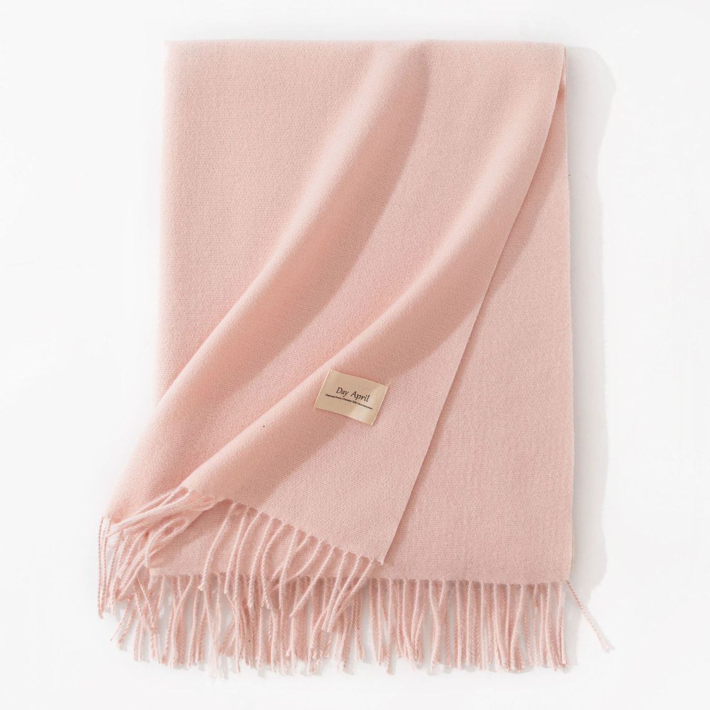 Polyester Winter Warmth Scarf W/ Tassel