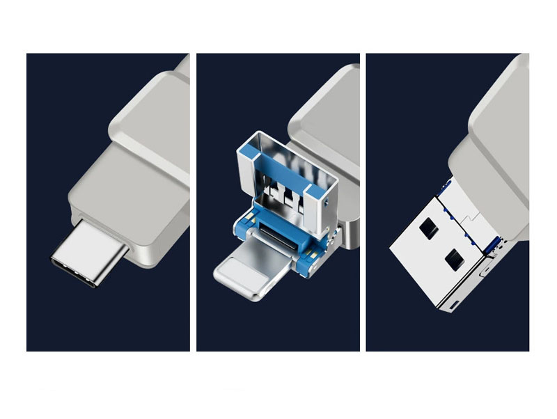 3-in-1 Mobile Phone USB Drive