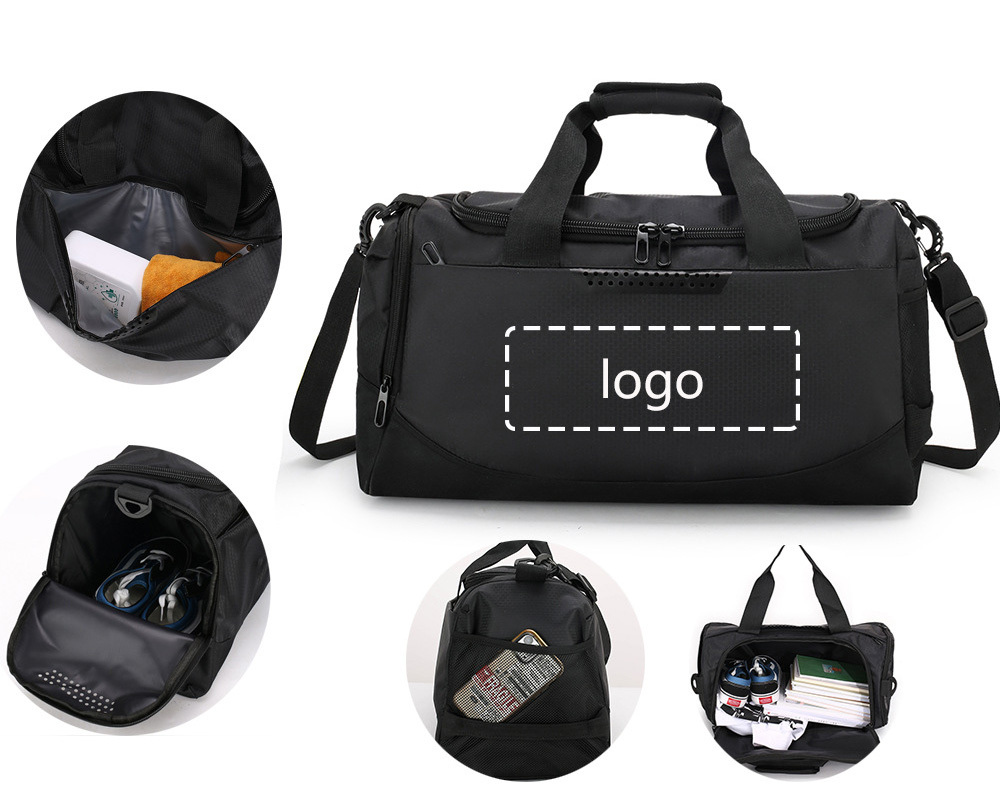 Travel Bag with Shoe Compartment-20"x11"x 9.4"