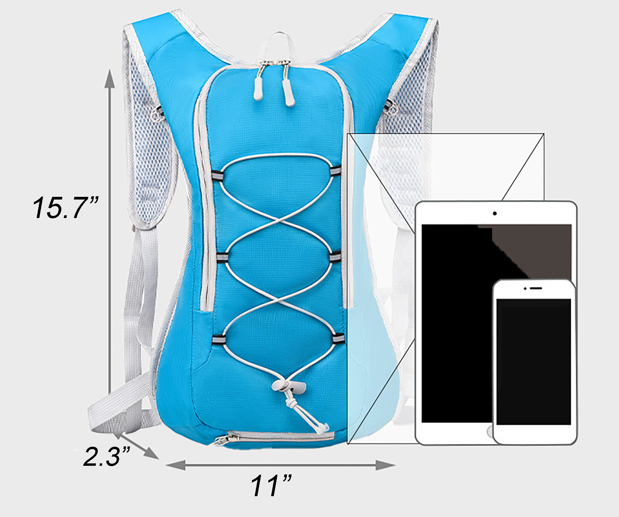 Lightweight Outdoor Cycling Backpack-15.7"x11"x 2.3"