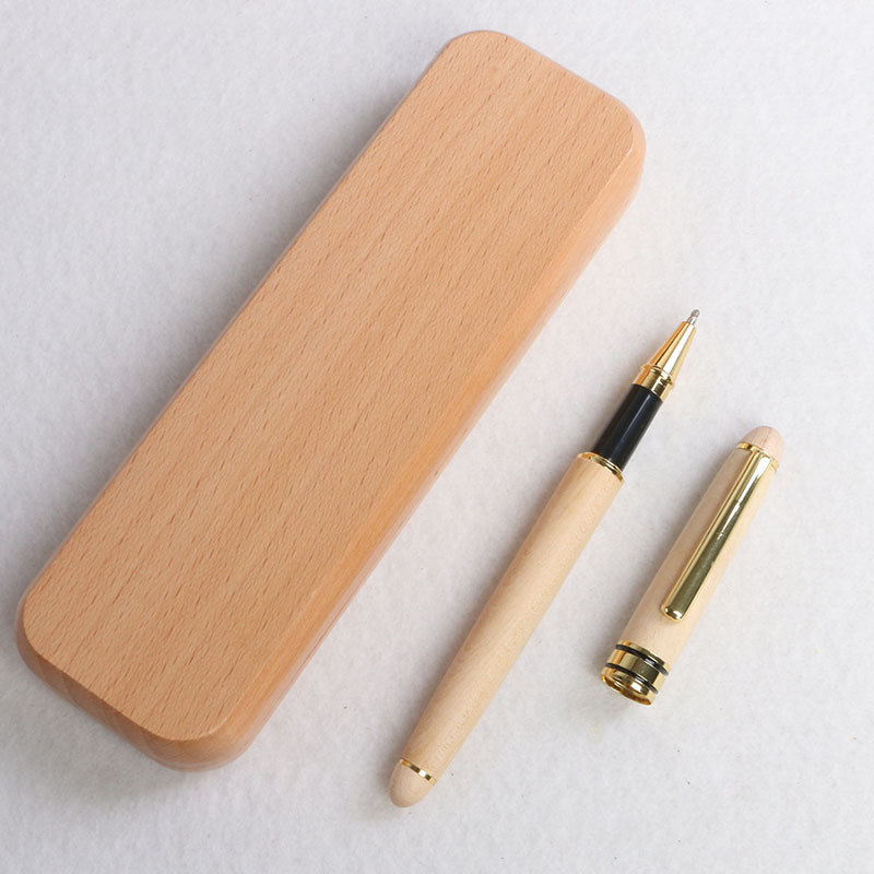 Maple Wooden Pen with Beech Case