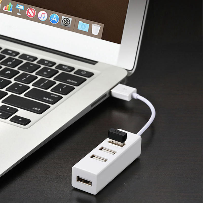 USB 2.0 4-Port Hub Splitter