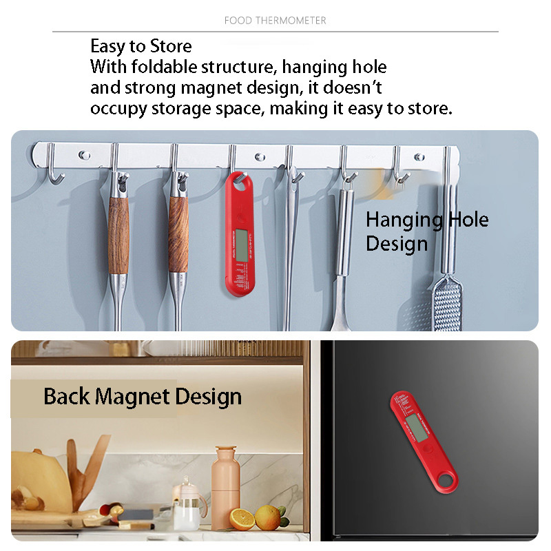 Grill & Bake Digital Thermometer W/ Hanging Hole
