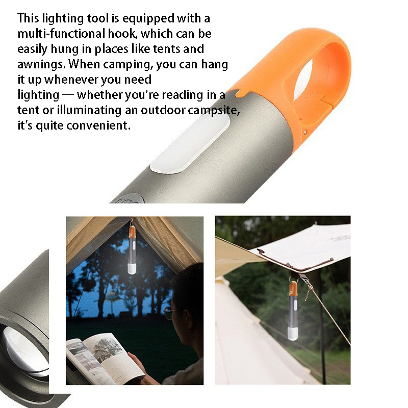 USB Flashlight with Hook & Shades