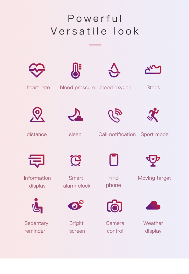 Smart Fitness Band with Heart Rate Monitor