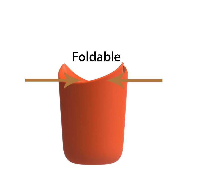 Foldable Silicone Popcorn Bucket