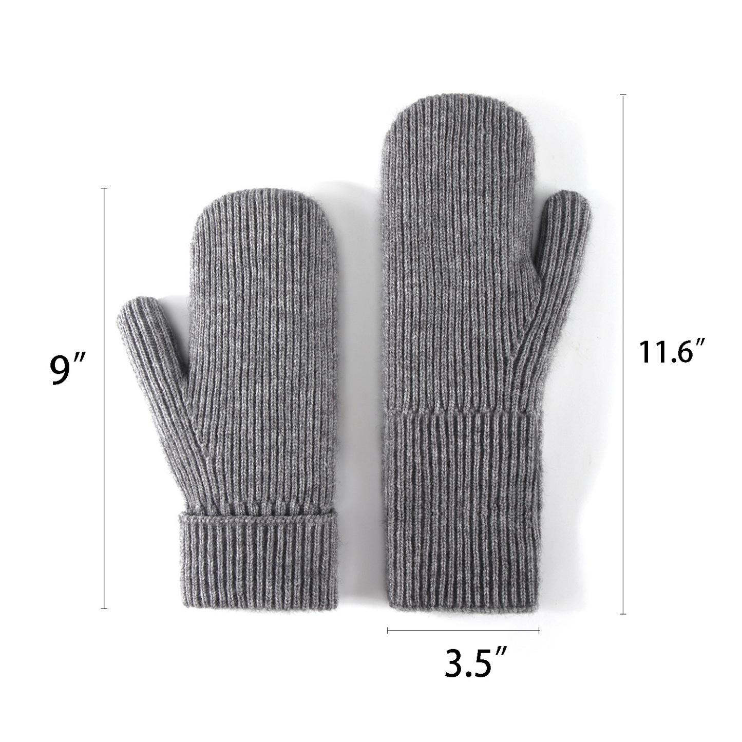 Outdoor Warm Knit Mittens