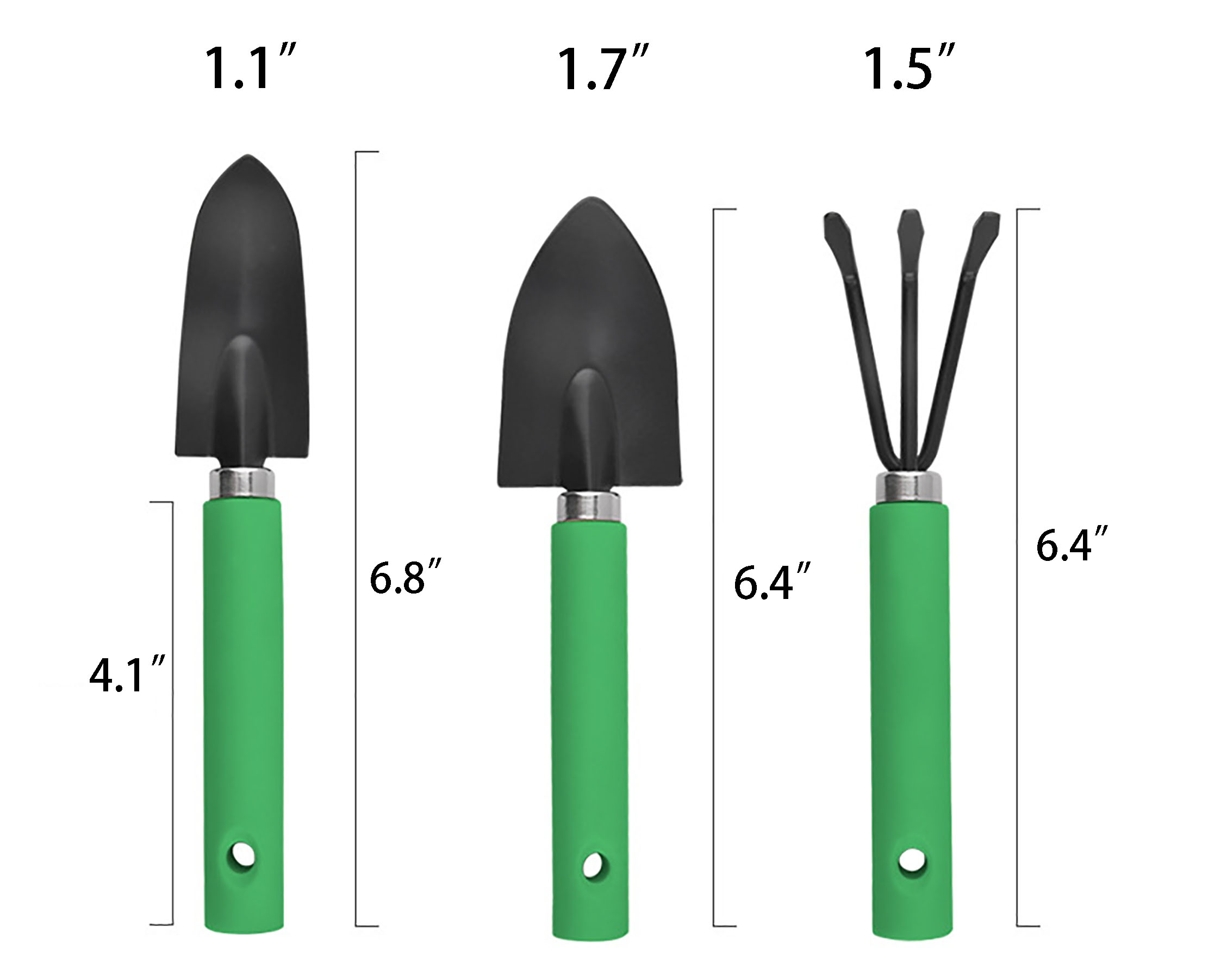 Stainless Steel Indoor Garden 3-Piece Set