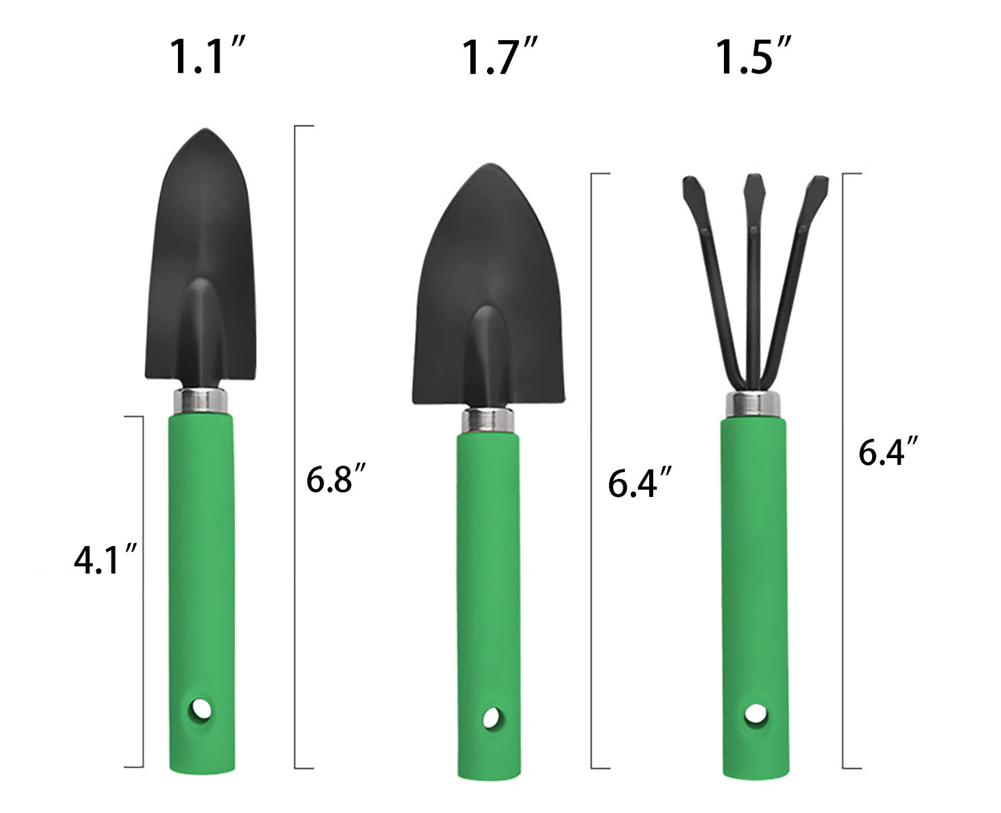 Stainless Steel Indoor Garden 3-Piece Set