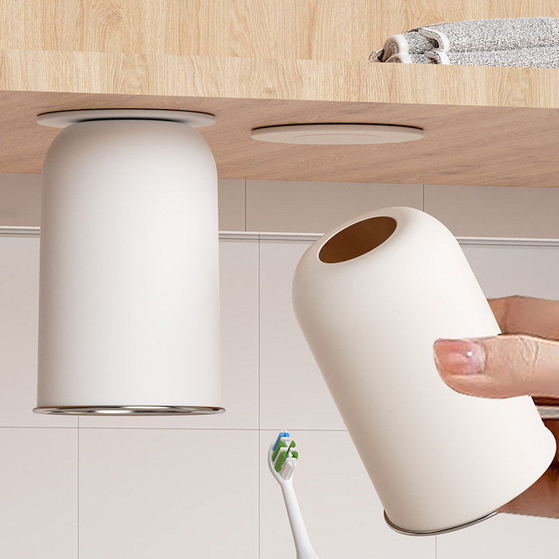 304 Stainless Steel Magnetic Toothbrush Cup Set