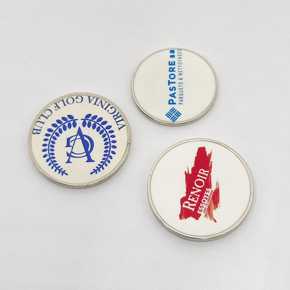 25mm Custom Metal Golf Ball Marker