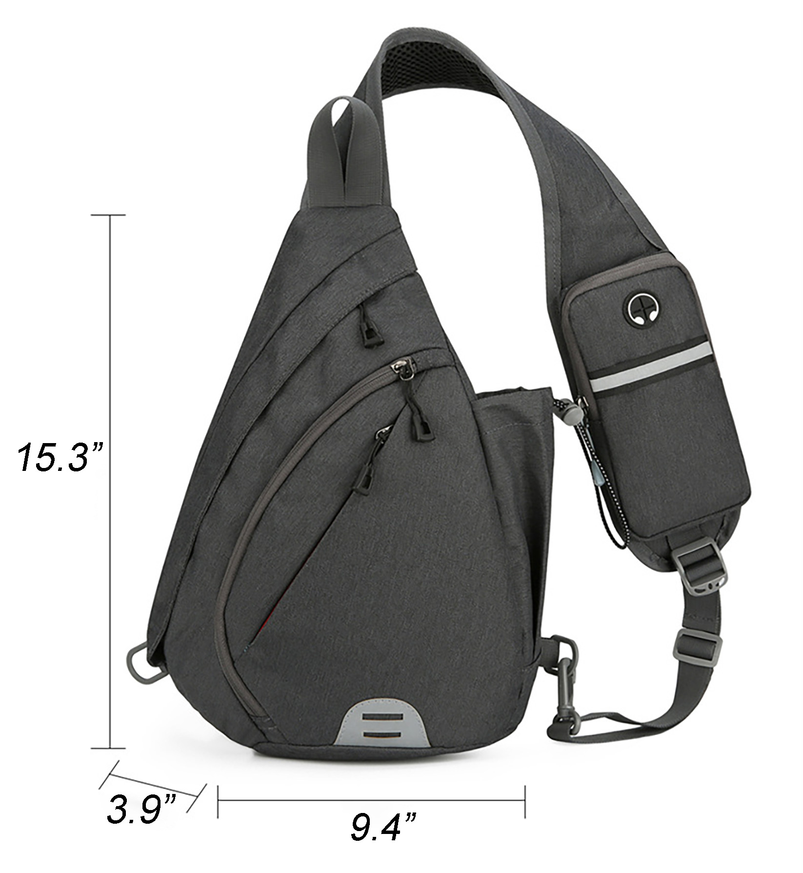 Oxford Men's Outdoor Chest Bag-15"x9.4"x3.9"