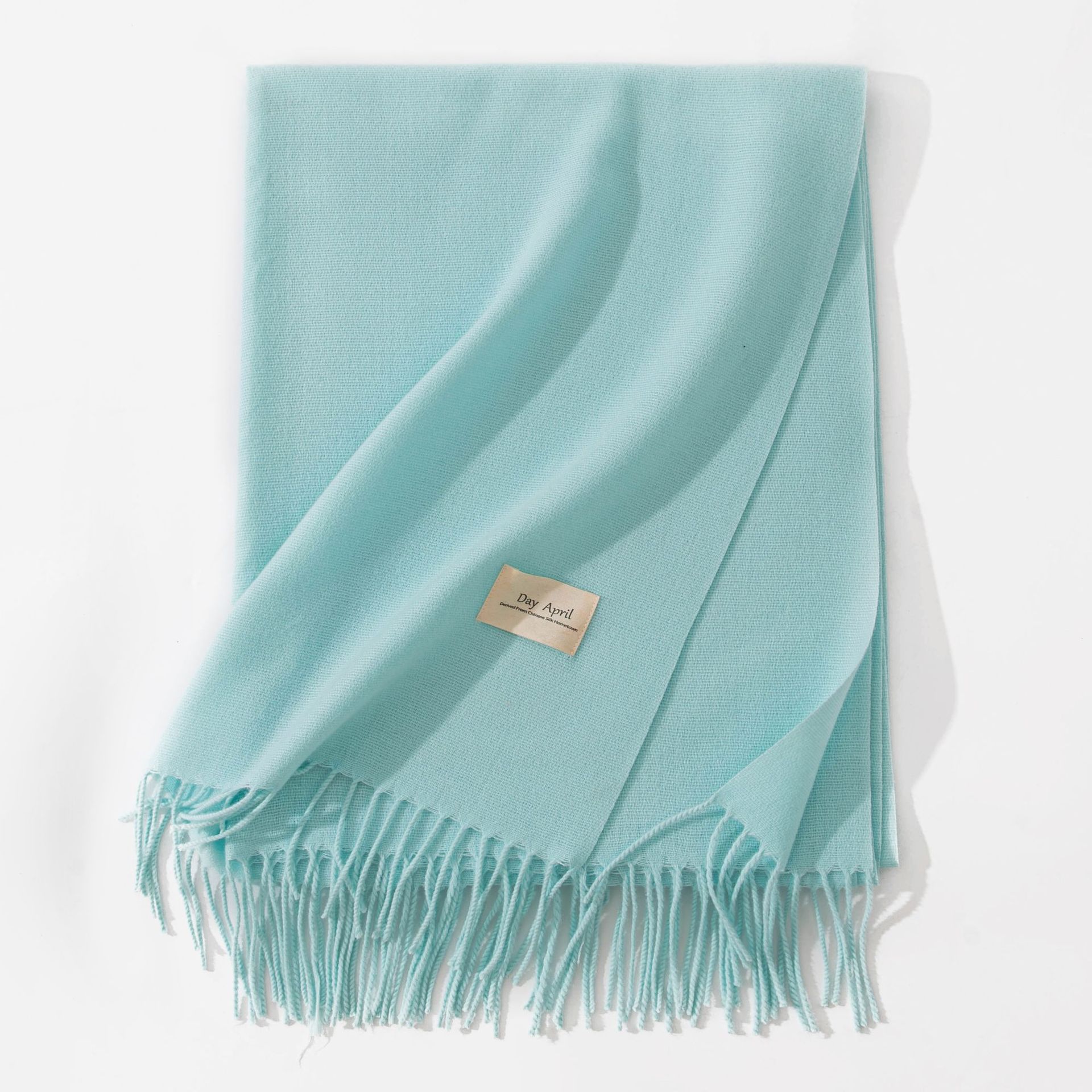 Polyester Winter Warmth Scarf W/ Tassel