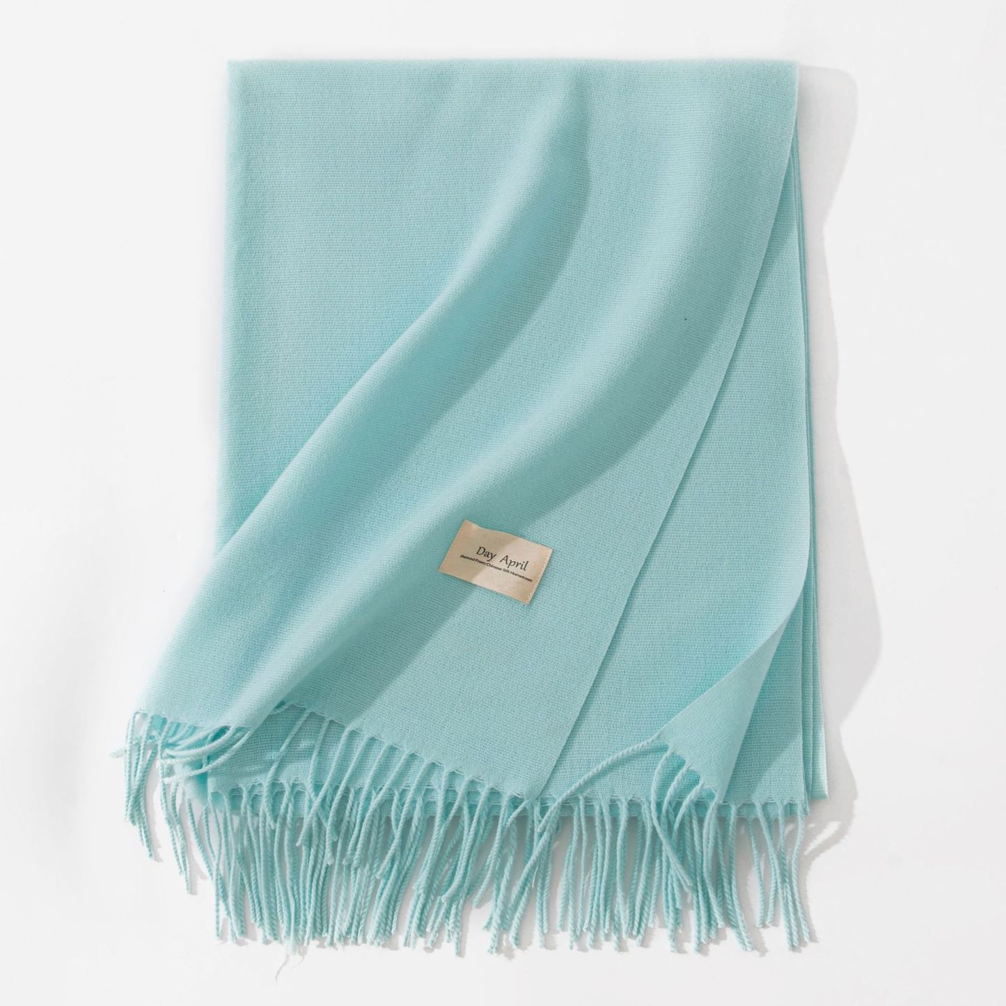 Polyester Winter Warmth Scarf W/ Tassel