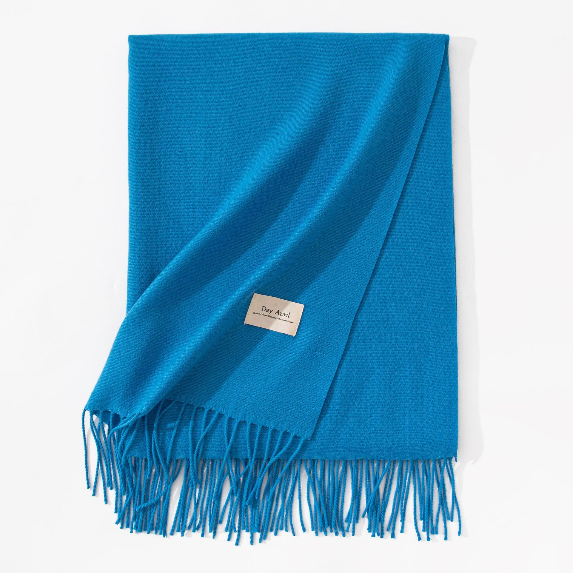 Polyester Winter Warmth Scarf W/ Tassel
