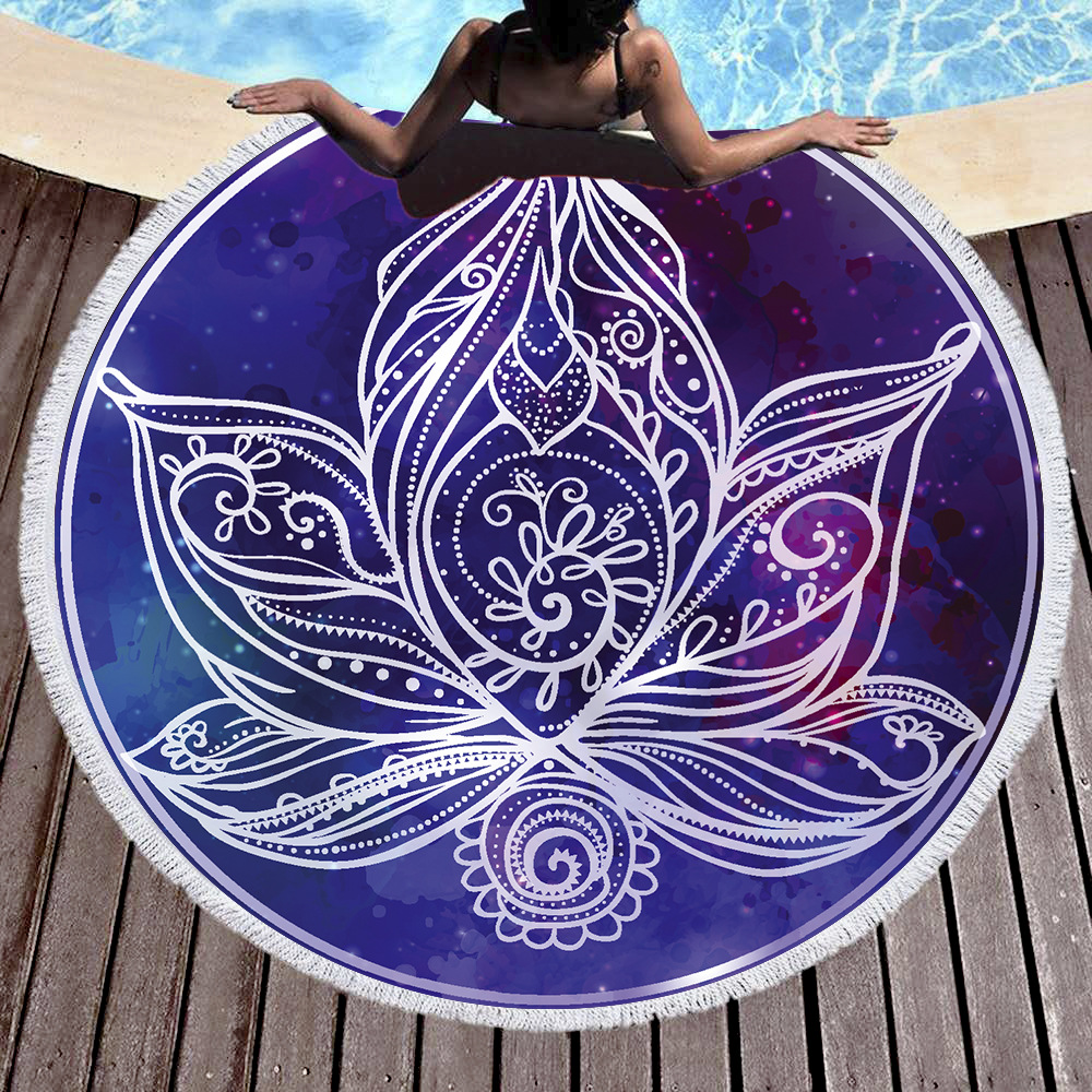 Microfiber Round Beach Towel