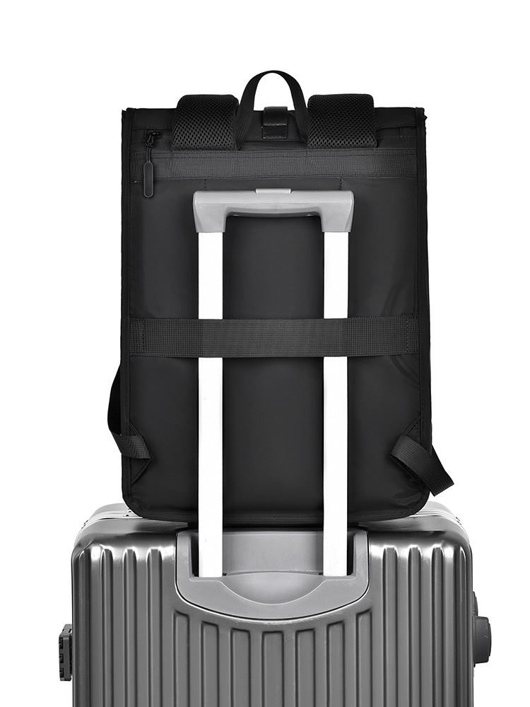 Nylon Commuter Laptop Backpack-17.7"x11.8"x 5.9"