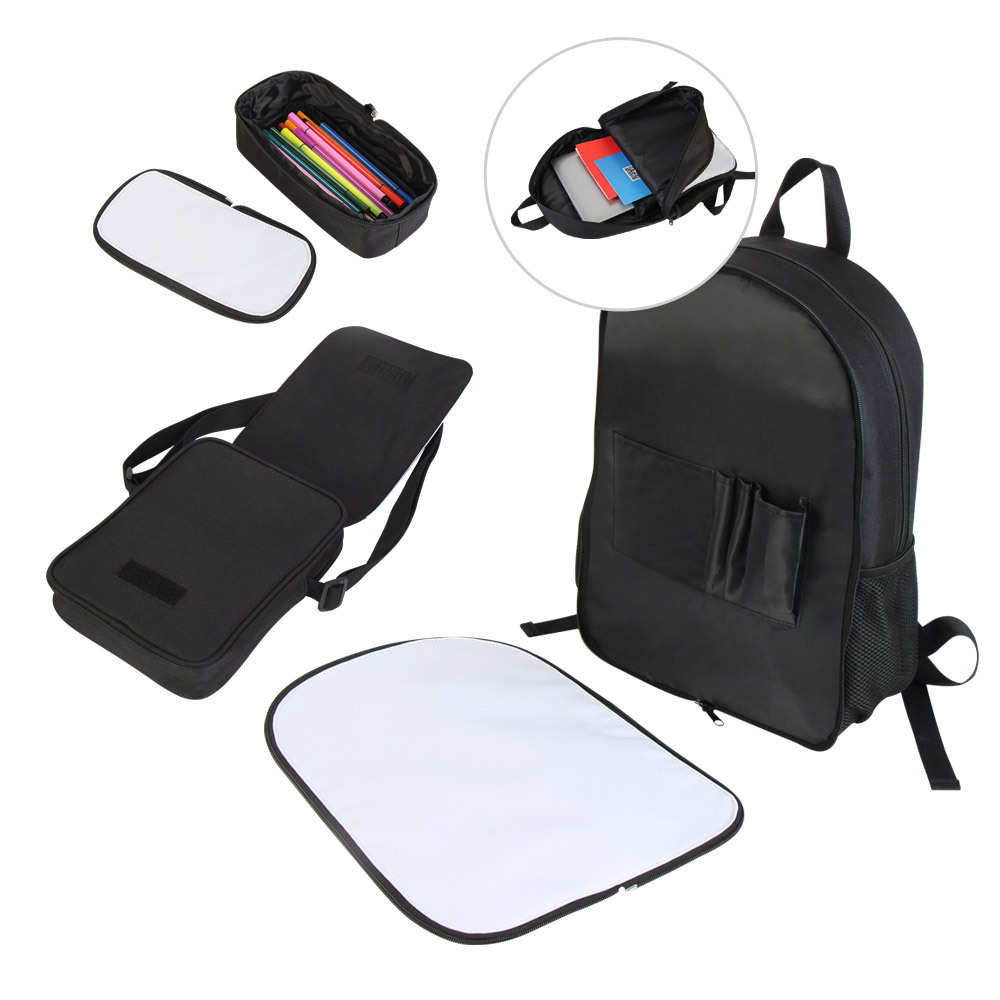 Casual Backpack with Detachable Full - Color Flap-16.9"x11.8"x 5.1"